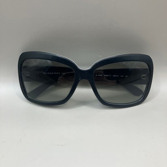 Burberry Sunglasses with Accessories Style 4033 58-15 130 Black Square Classic - Picture 3 of 16